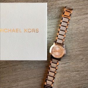 Michael Kors rose gold watch
